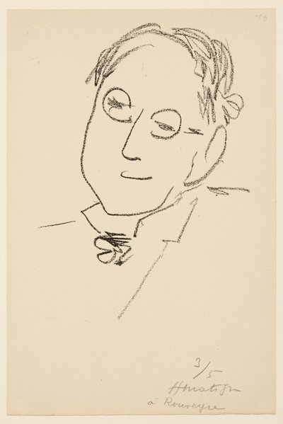 Paul Léautaud portréja alkotó: Henri Matisse