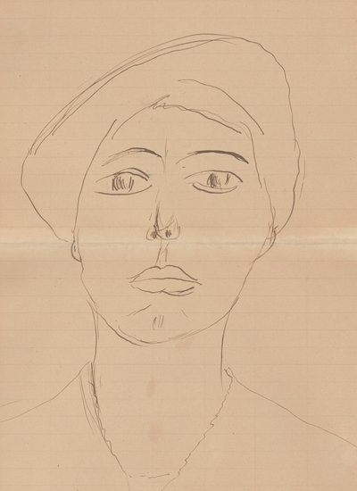 Női portré (Olga Meerson) alkotó: Henri Matisse