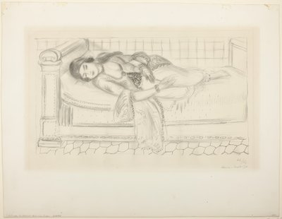 Fekvő alak alkotó: Henri Matisse