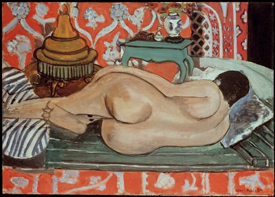 Fekvő akt, hátul alkotó: Henri Matisse