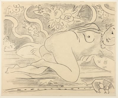 Fekvő akt tál gyümölcsökkel alkotó: Henri Matisse