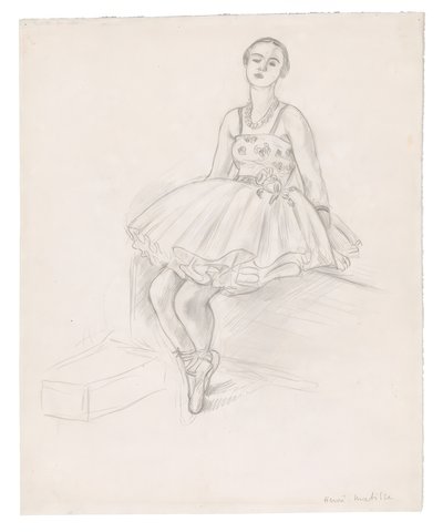 Ülő táncos alkotó: Henri Matisse
