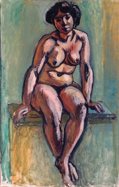 Ülő akt alkotó: Henri Matisse