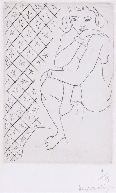 Ülő Odaliszk alkotó: Henri Matisse