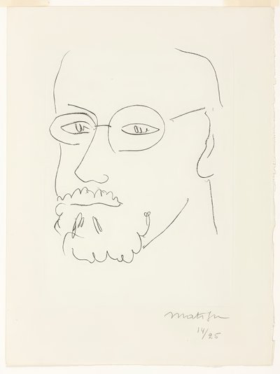 Önarckép, háromnegyedes nézet alkotó: Henri Matisse