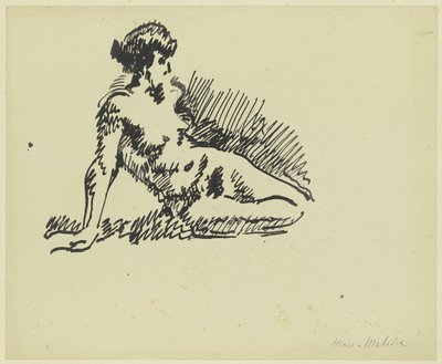 Ülő női akt alkotó: Henri Matisse