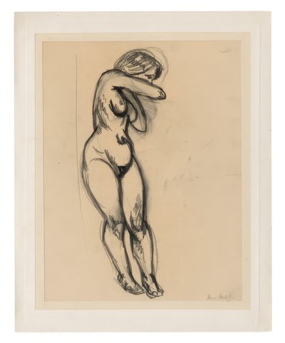 Álló női akt, hátrafelé csavarodva alkotó: Henri Matisse