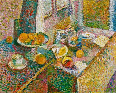 Csendélet (komód és asztal) alkotó: Henri Matisse