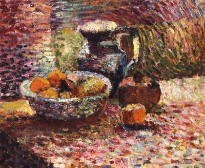 Csendélet kancsóval és gyümölcsökkel alkotó: Henri Matisse