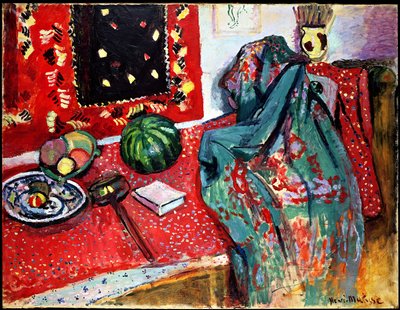 Csendélet vörös szőnyeggel alkotó: Henri Matisse