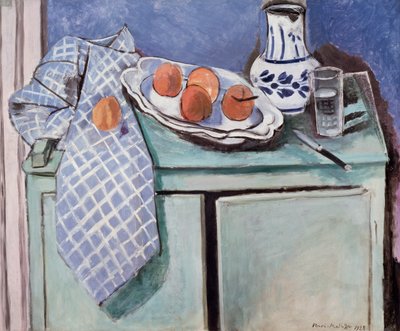 Csendélet egy zöld komódon alkotó: Henri Matisse