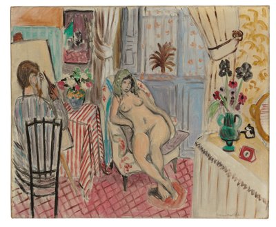A művész és modellje alkotó: Henri Matisse