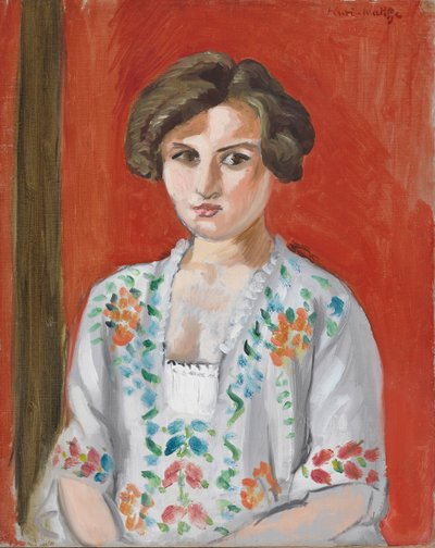 A bolgár blúz, 1920 körüli (olaj, vászon) alkotó: Henri Matisse