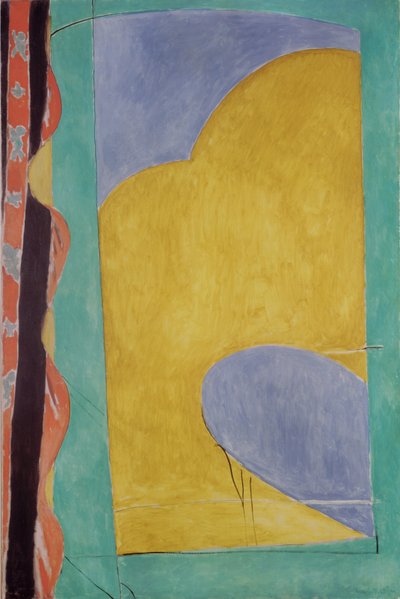 A sárga függöny, 1915 körül (olaj, vászon) alkotó: Henri Matisse