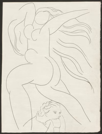 Pirítós, első tányér a Poesies de Mallarmé-ból alkotó: Henri Matisse