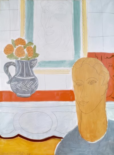 Okkersárga fej alkotó: Henri Matisse