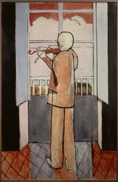 Hegedűs az ablakánál 1916 (olaj, vászon) alkotó: Henri Matisse