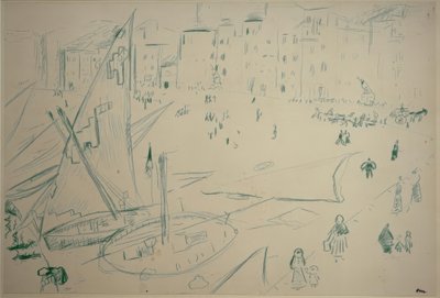 Kikötői nézet alkotó: Henri Matisse
