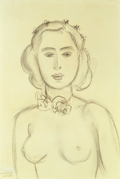 Nő meztelen mellekkel alkotó: Henri Matisse