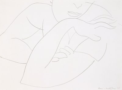 Nő keresztbe tett karokkal alkotó: Henri Matisse