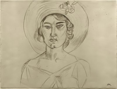 Nő kalapos alkotó: Henri Matisse