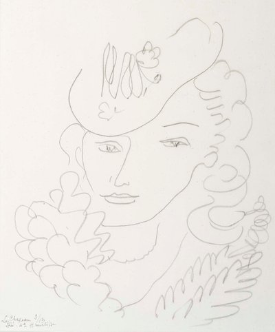 Nő kalappal alkotó: Henri Matisse