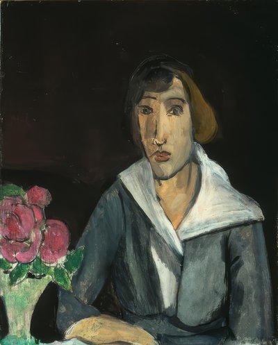 Nő rózsákkal alkotó: Henri Matisse