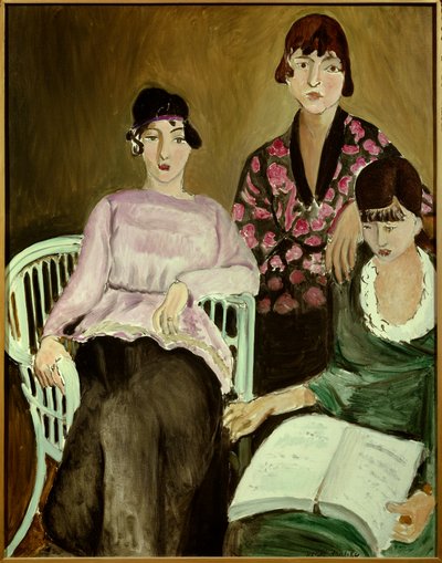 a három nővér 1917 (olaj, vászon) alkotó: Henri Matisse