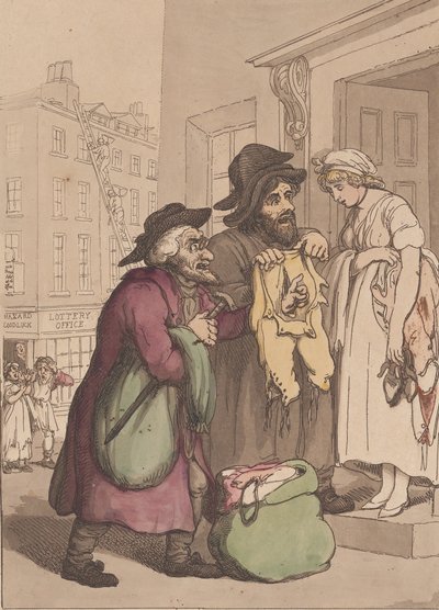 Cries of London, 7. szám, Old Clothes, 1799. május 4. alkotó: Henri Merke
