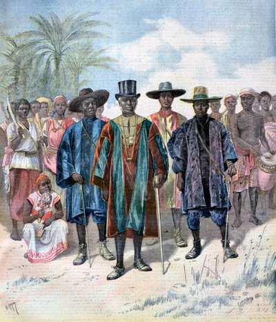 Dahomeans, 1893 alkotó: Henri Meyer