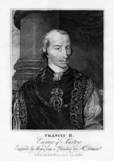 II. Ferenc, római római császár, 1815. alkotó: Henri Meyer