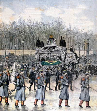 A brazil császár temetése, 1891 alkotó: Henri Meyer