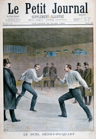 Henry-Picquart párbaj, 1898 alkotó: Henri Meyer
