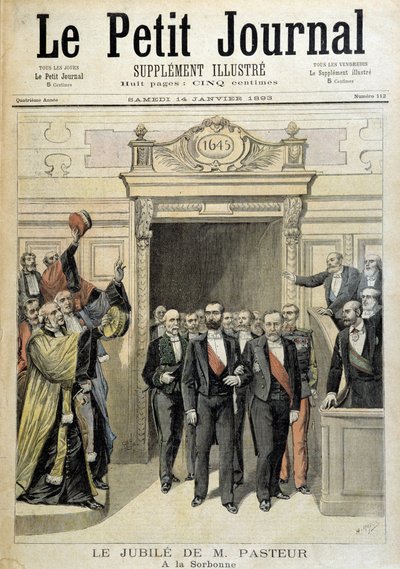 M. Pasteur jubileuma a Sorbonne-ban – a „” Le Petite Journal” című kiadványban, 1893.01.14. alkotó: Henri Meyer