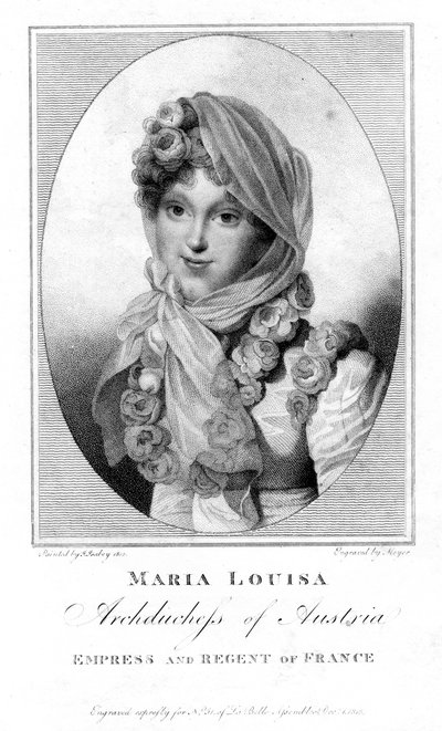 Mária Lujza, Ausztria főhercegnője, 1813. alkotó: Henri Meyer