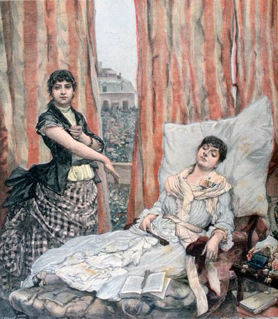 Morphiamania, 1891 alkotó: Henri Meyer