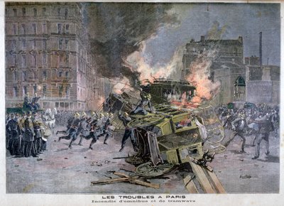 Zavargások Párizsban, 1897 alkotó: Henri Meyer
