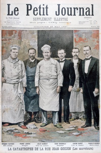 A párizsi Rue Jean-Goujon katasztrófája, 1897 alkotó: Henri Meyer