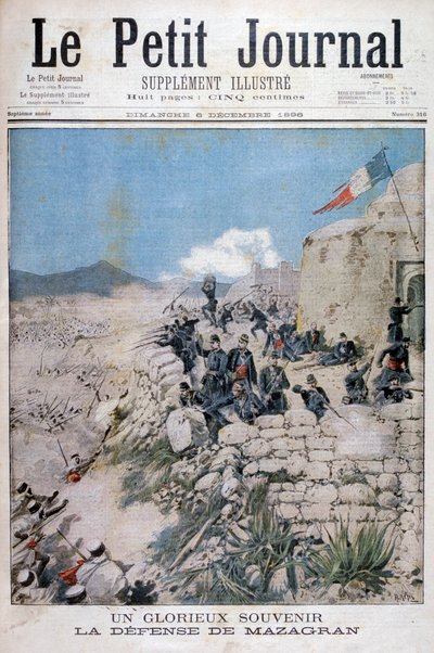 Mazagran védelme, Algéria, 1896 alkotó: Henri Meyer