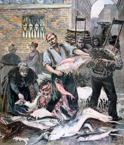 A halpiac, Párizs, 1893 alkotó: Henri Meyer