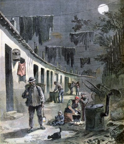 Párizs rongyos és csontos embere, 1892 alkotó: Henri Meyer