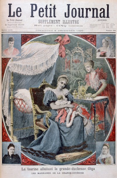 Olga orosz nagyhercegnőt ápoló cárnő, 1895 alkotó: Henri Meyer