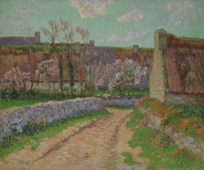 "Clohars falu", 1898 alkotó: Henri Moret