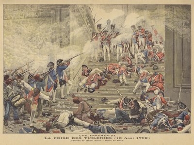 A Tuileriák elfoglalása (1792. augusztus 10.) alkotó: Henri Paul Motte