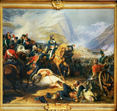 Rivoli csata, amelyet I. Napóleon császár nyert meg január 14-én ... alkotó: Henri Philippoteaux