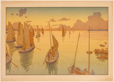 A természet arcai, 11. sz.: Naplemente alkotó: Henri Rivière