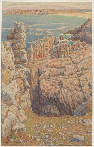 Camaret sziklái alkotó: Henri Rivière