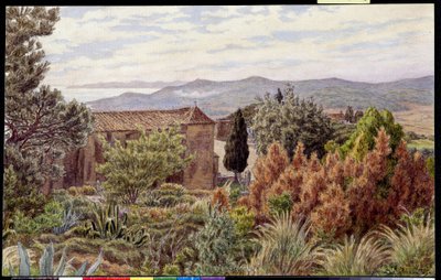 Tájkép. Henri RIVIERE (1864-1951) rajza alkotó: Henri Rivière