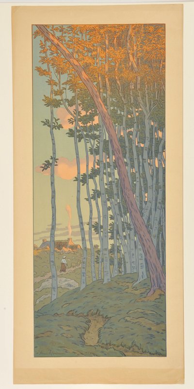 Az utolsó sugarak alkotó: Henri Rivière