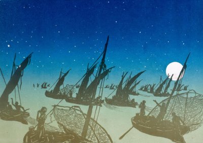 a halászok alkotó: Henri Rivière